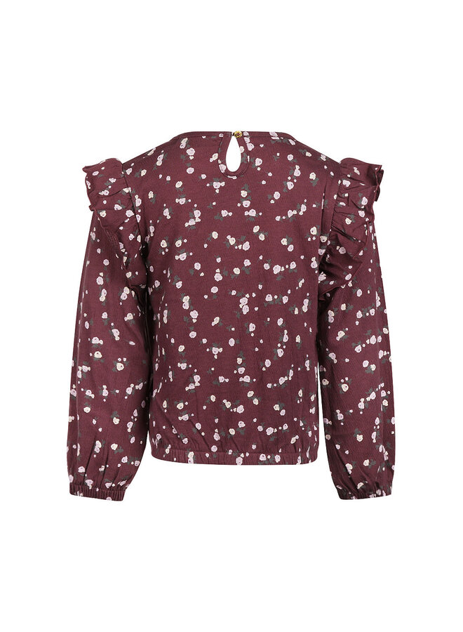 Blouse ls Eggplant