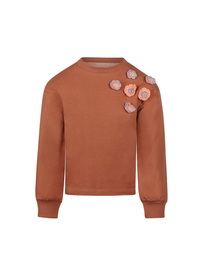Sweater, loose fit Cedar wood