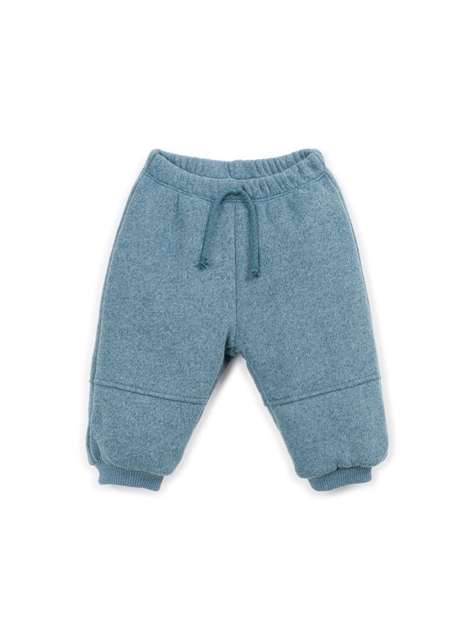 FLEECE TROUSERS CYANOTYPE