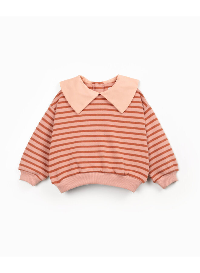 STRIPED JERSEY SWEATER TAPESTRY
