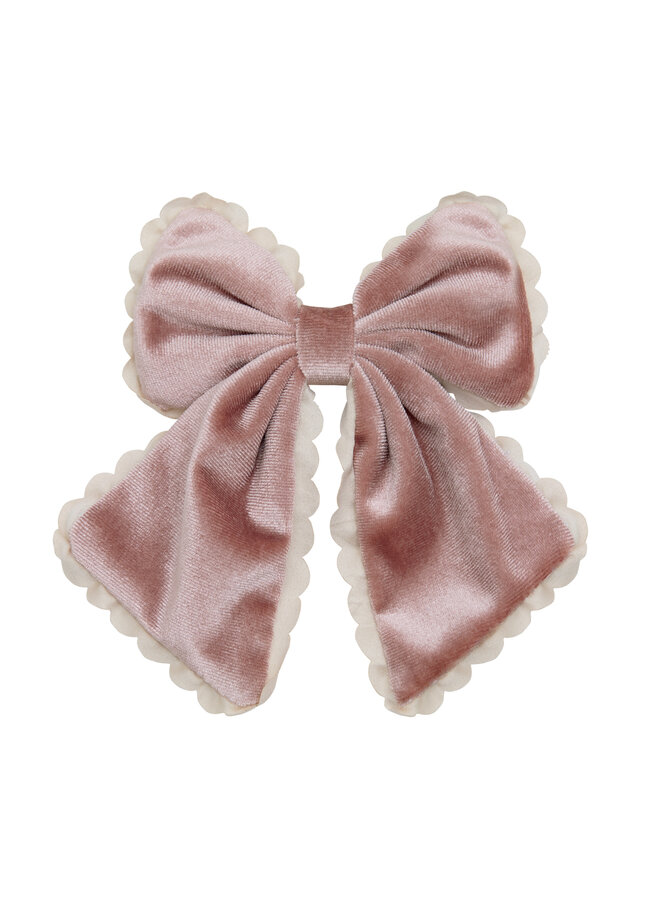 MIMI & LULA - SCALLOPED EDGE VELVET BOW