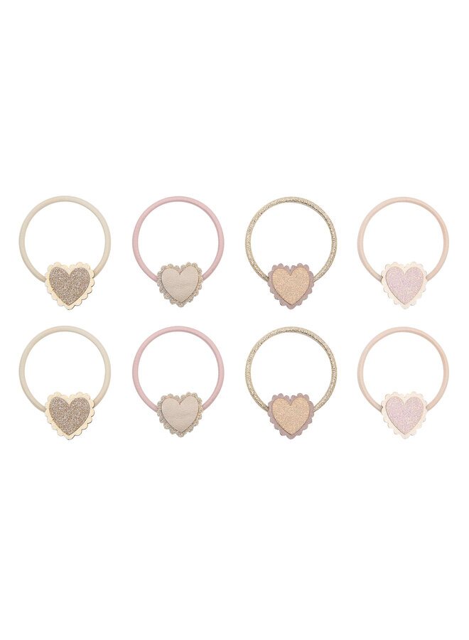 MIMI & LULA - SCALLOPED HEART HAIR PONIES