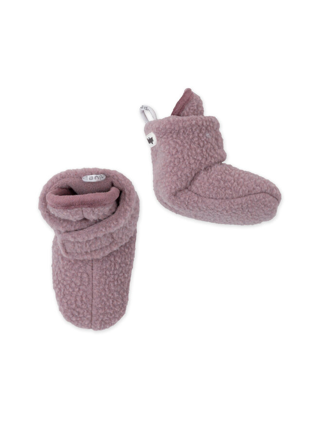 Slipper Teddy Fleece | Rose