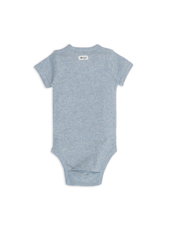 Romper SS Melange | Blue Fogg