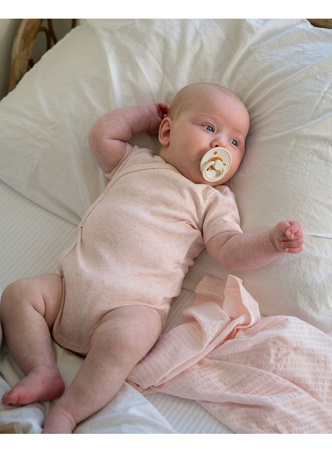 Romper SS Melange | Tan