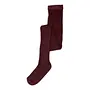 Cotton rib tights 36 | Grape Skin