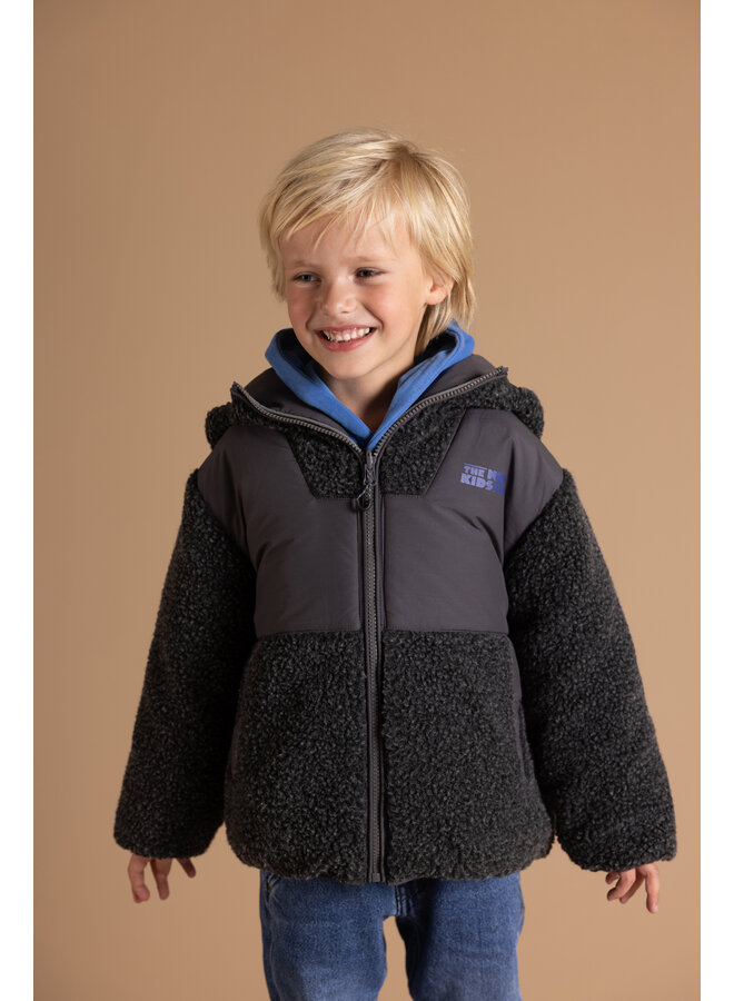 Jacket Reversible LS Grey