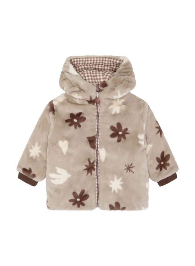 Jacket Reversible LS Brown
