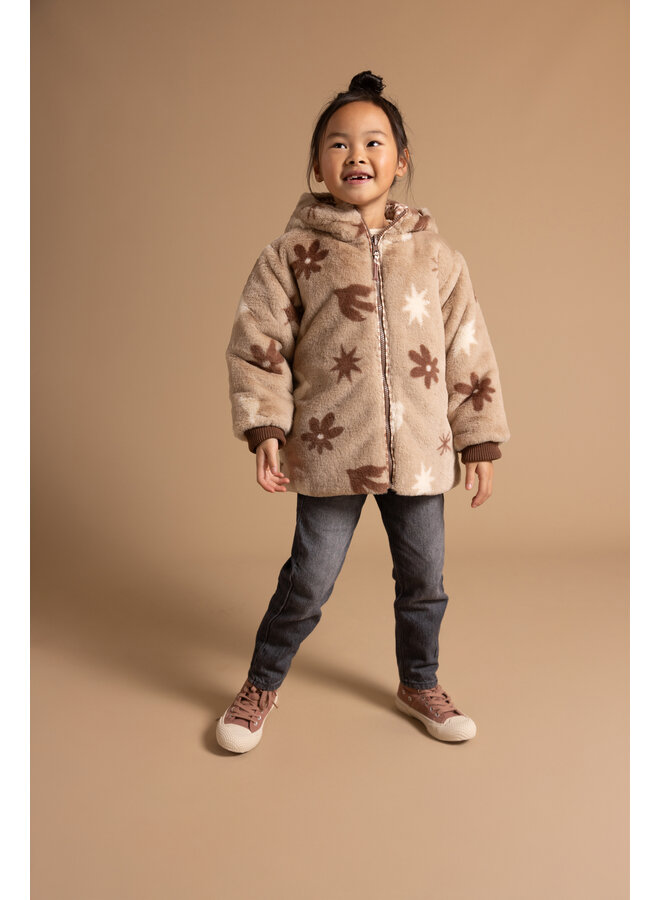Jacket Reversible LS Brown