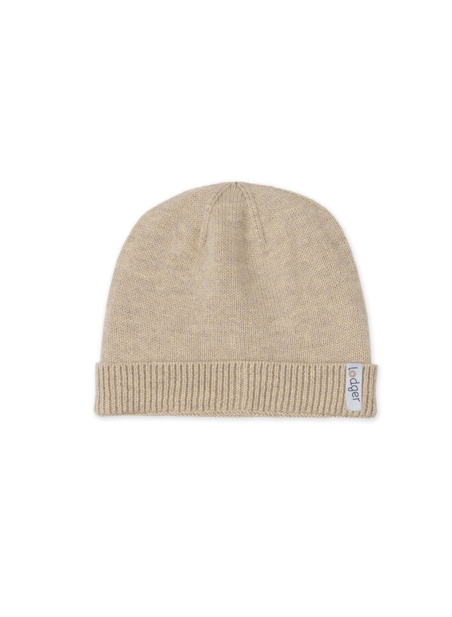 Beanie Knit Merino | Beige