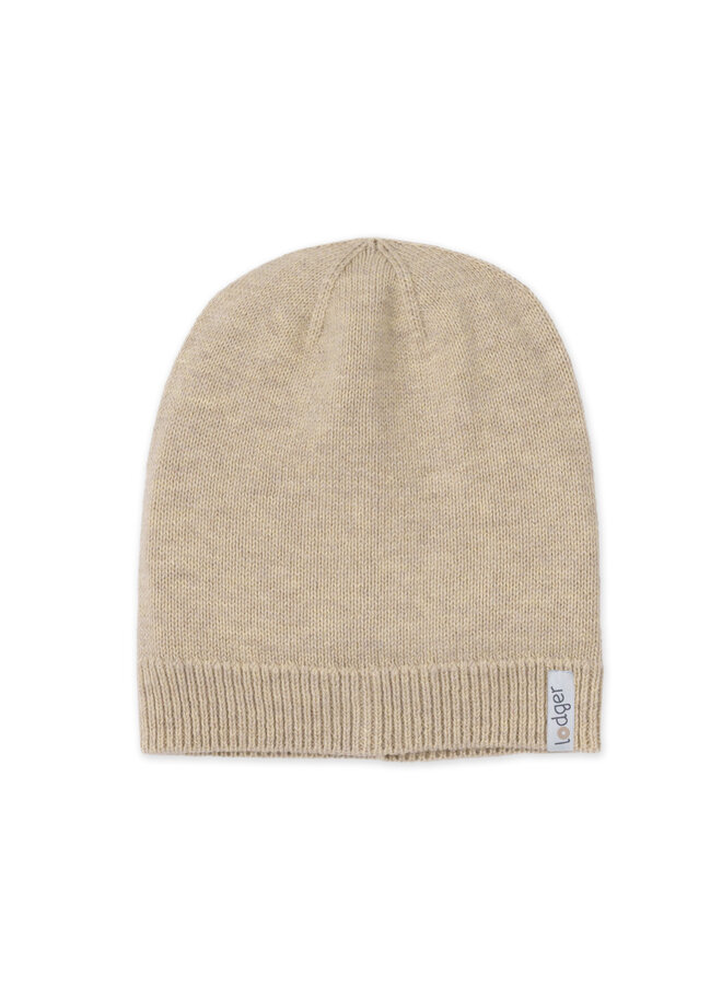 Beanie Knit Merino | Beige