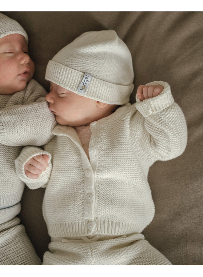 Beanie Knit Merino |  Cream