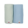 Swaddle 2- pack Solid | Peppermint/Blue Fogg