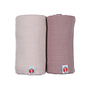 Swaddle 2- pack Solid | Powder/Rose