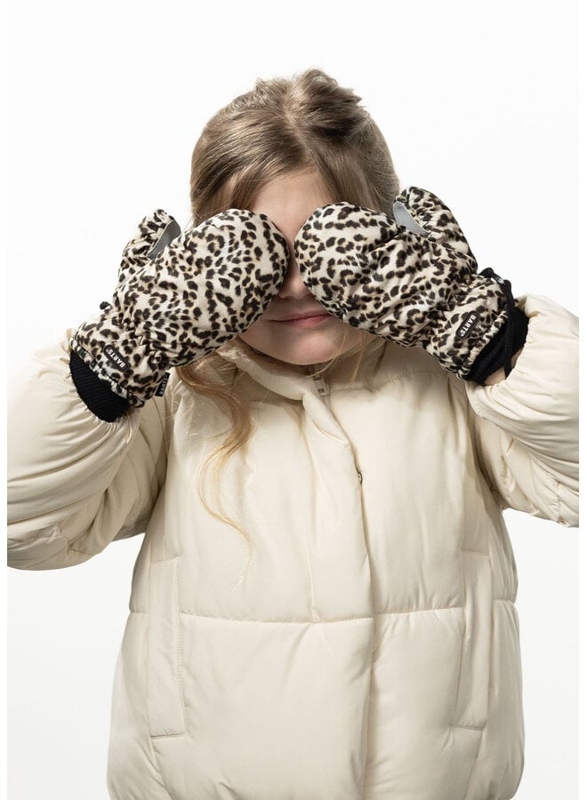 Nylon Mitts Kids | Print Beige