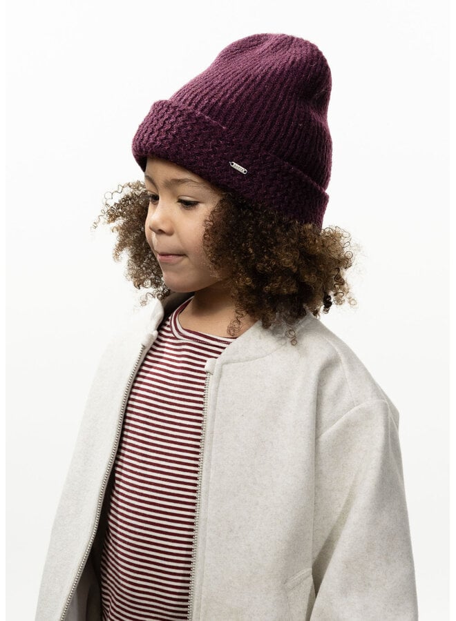 Shae Beanie | Aubergine
