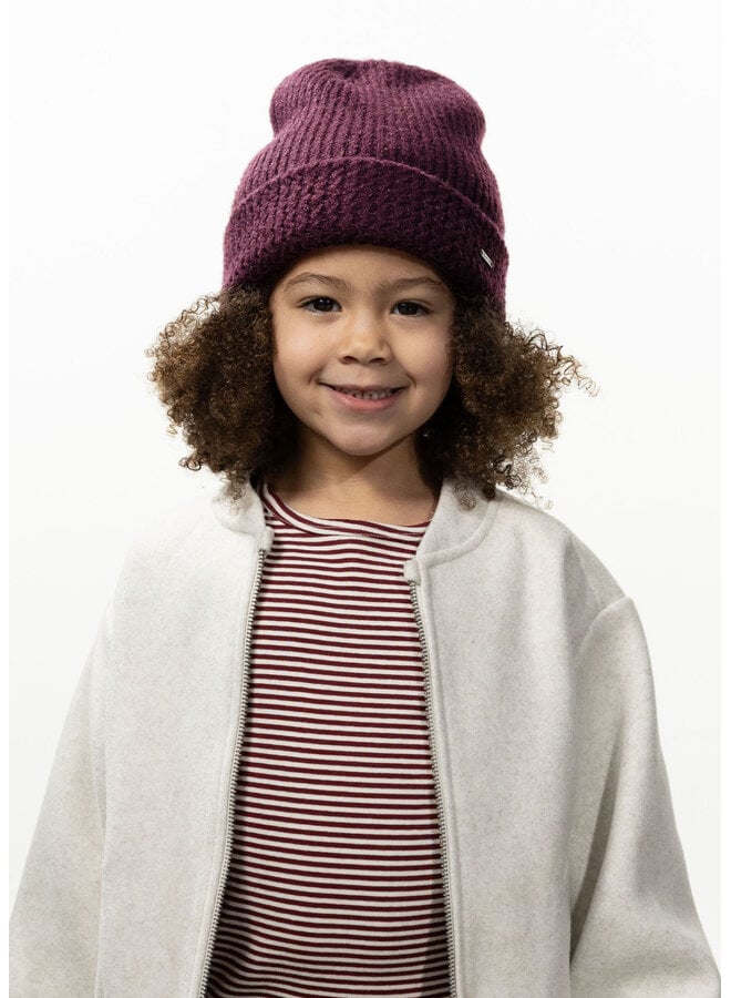Shae Beanie | Aubergine