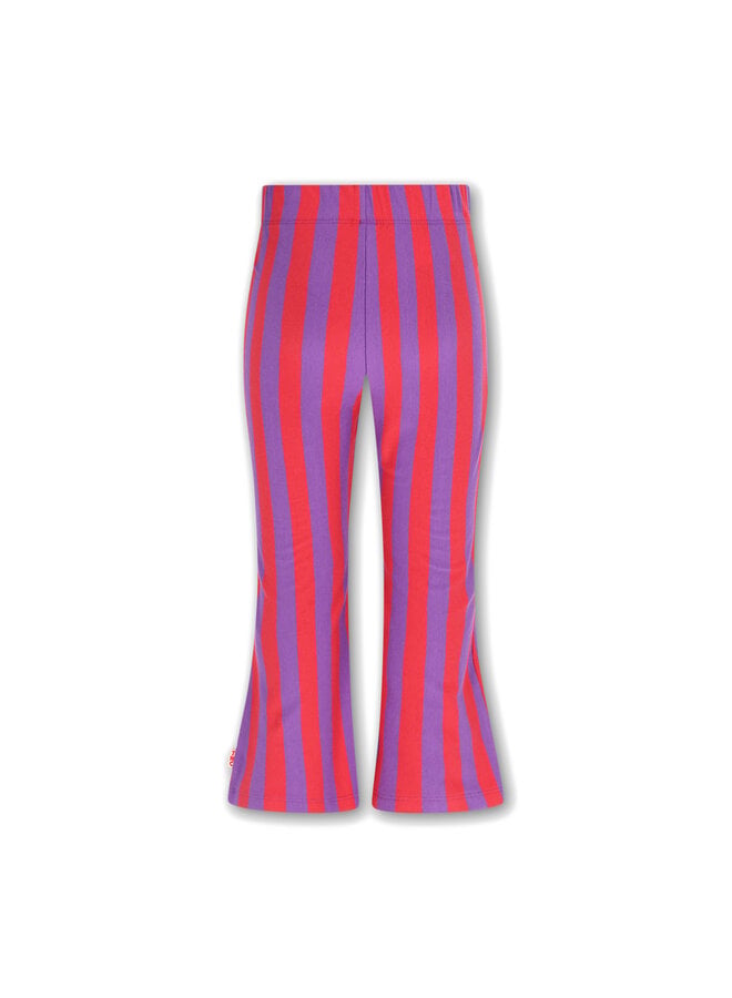 The New Chapter Nena Flared pants Chive Blossom Stripes