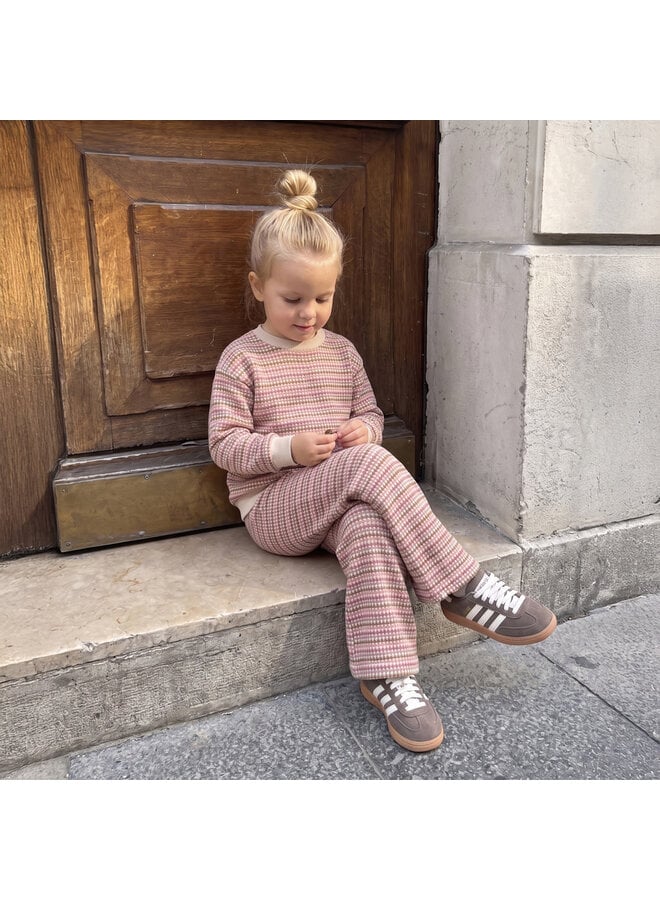Bubble Knit | Wide Leg Pants