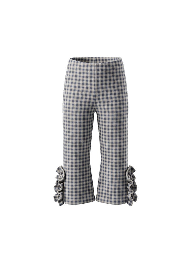 Check | Flared Legging