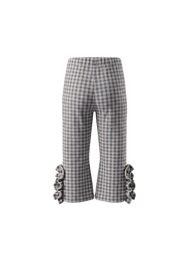 Check | Flared Legging