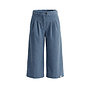 Rib Denim | Wide Leg Pants