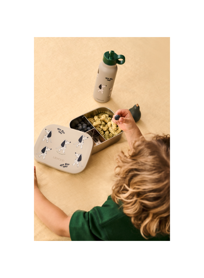 Arthur Printed Lunchbox | Dakota Dog / Mist