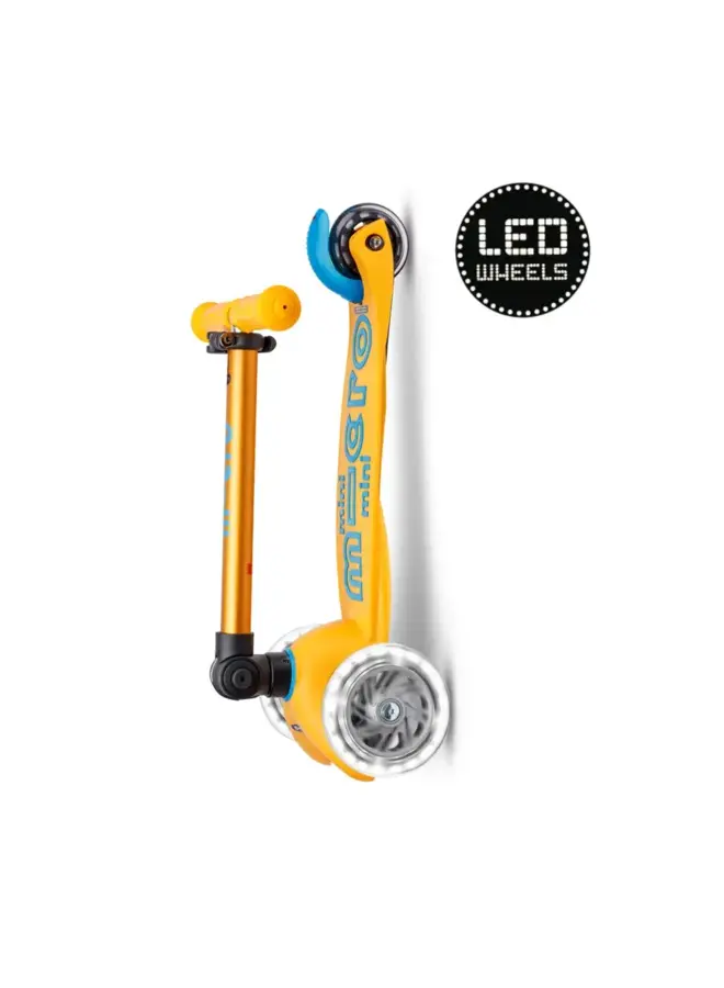 Mini Micro Step Inklapbaar LED |  Abrikoos - Limited Edition 2-6 jaar