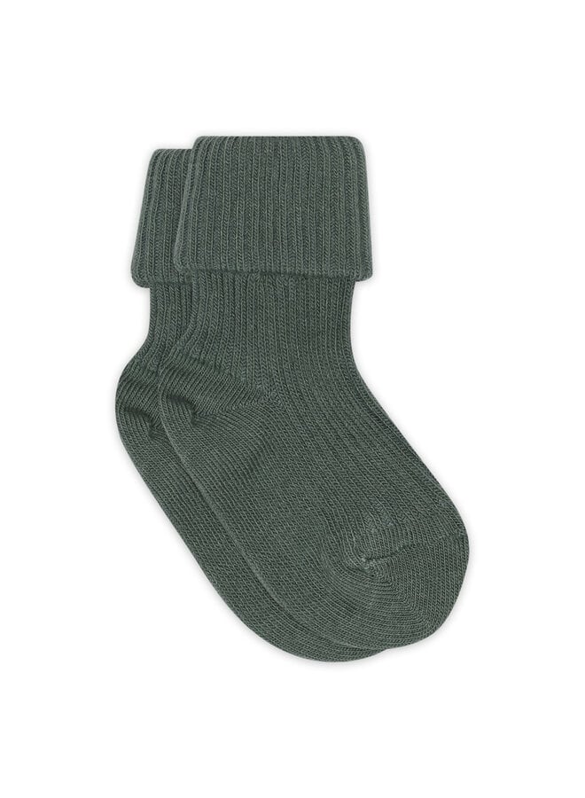Cotton Rib B Socks 2344 | Dark Forest