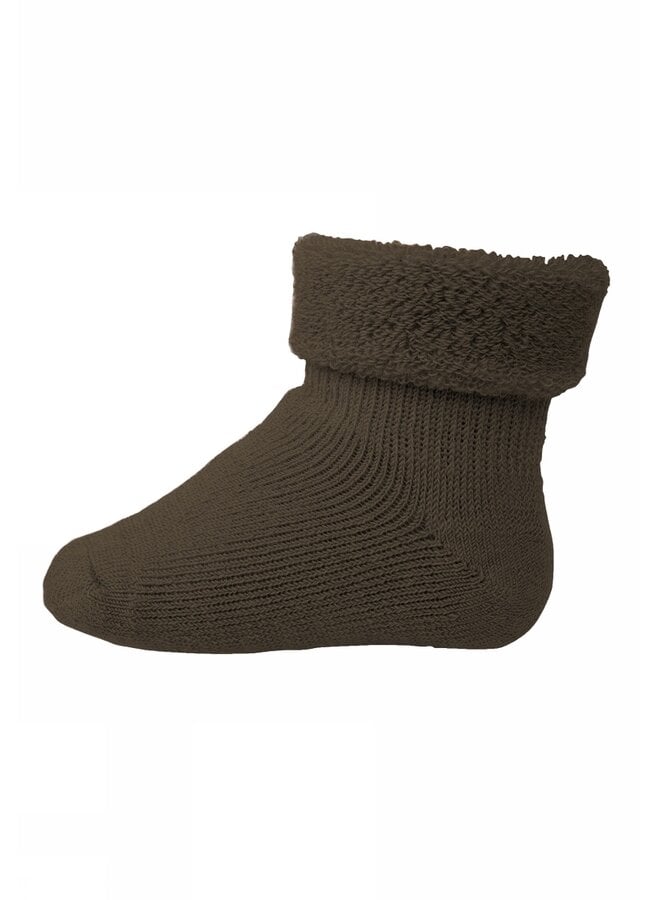 Wool B Socks 351 | Brown Melange