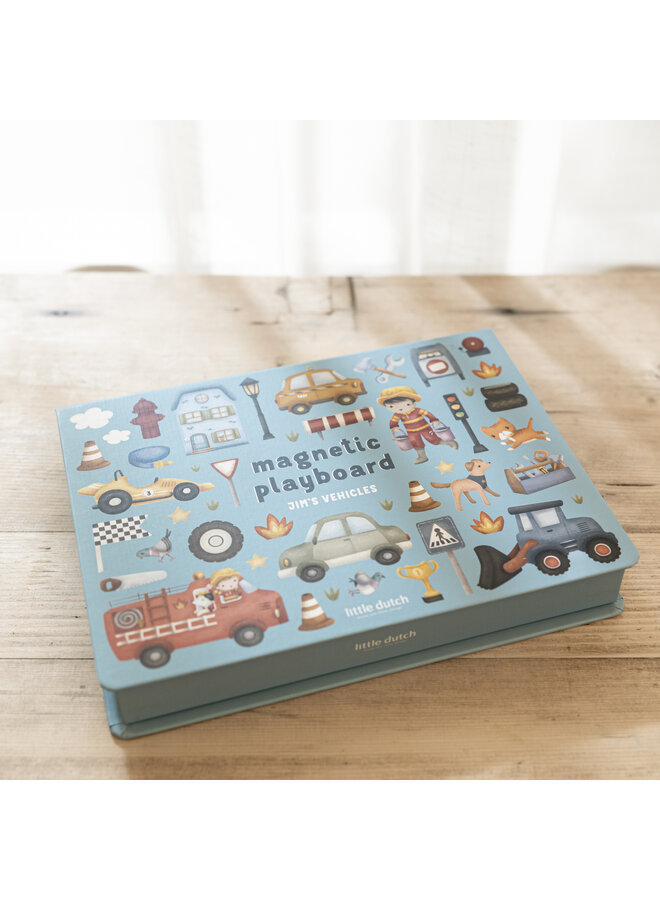 Little Dutch | Magnetisch Speelbord | Jim's Voertuigen