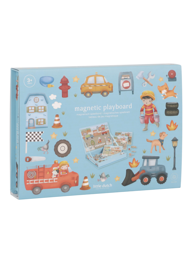 Little Dutch | Magnetisch Speelbord | Jim's Voertuigen