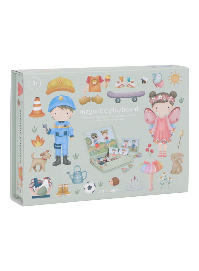 Little Dutch | Magnetisch Speelbord | Dress Up - Jim & Rosa