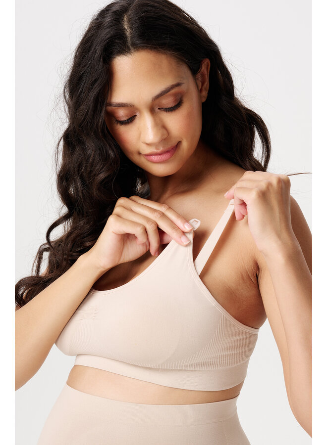 Cleo Seamless Padded Nursing Bra | Moonlight
