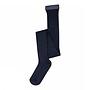 Cotton rib tights | Navy
