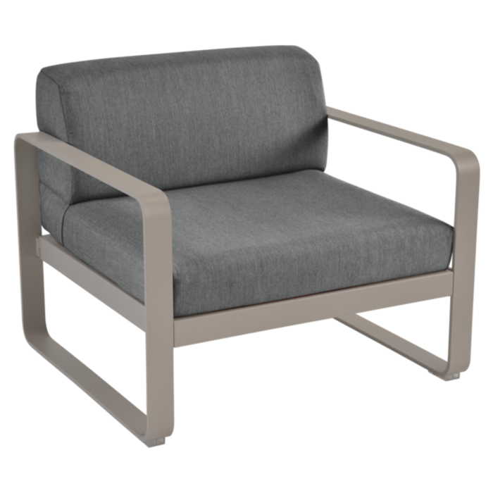 Fermob Bellevie Armchair Graphite Grey Cushion