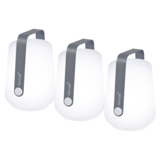 Fermob Balad Table Lamp Set van 3 H.12 cm Storm Grey
