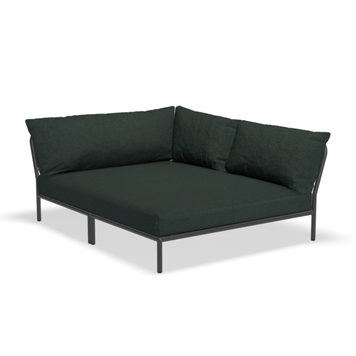 HOUE Level 2 Lounge Cozy Right Corner Dark Grey frame