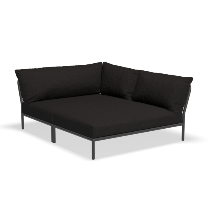 HOUE Level 2 Lounge Cozy Right Corner Dark Grey frame