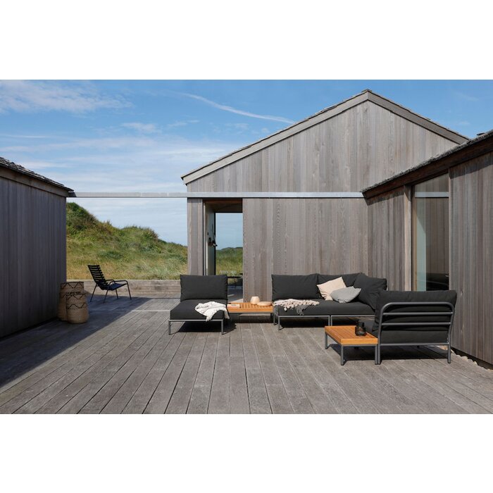 HOUE Level 2 Lounge Cozy Right Corner Dark Grey frame