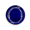 FEAST Dinner Plate Dark Blue With Stripes