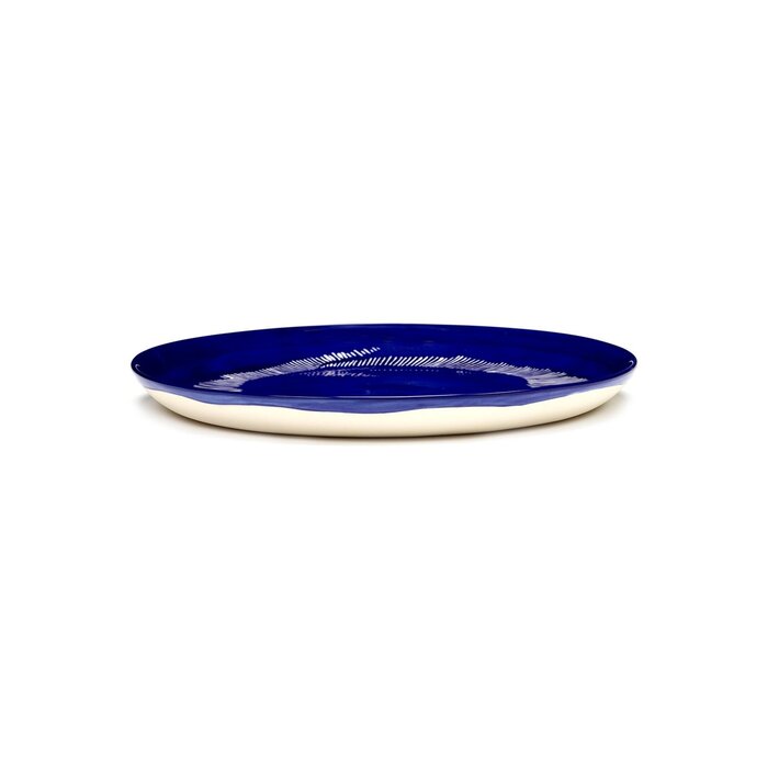 Serax FEAST Starter Plate Dark Blue - White Stripes