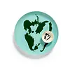 FEAST Diner Plate Azure Green Pepper