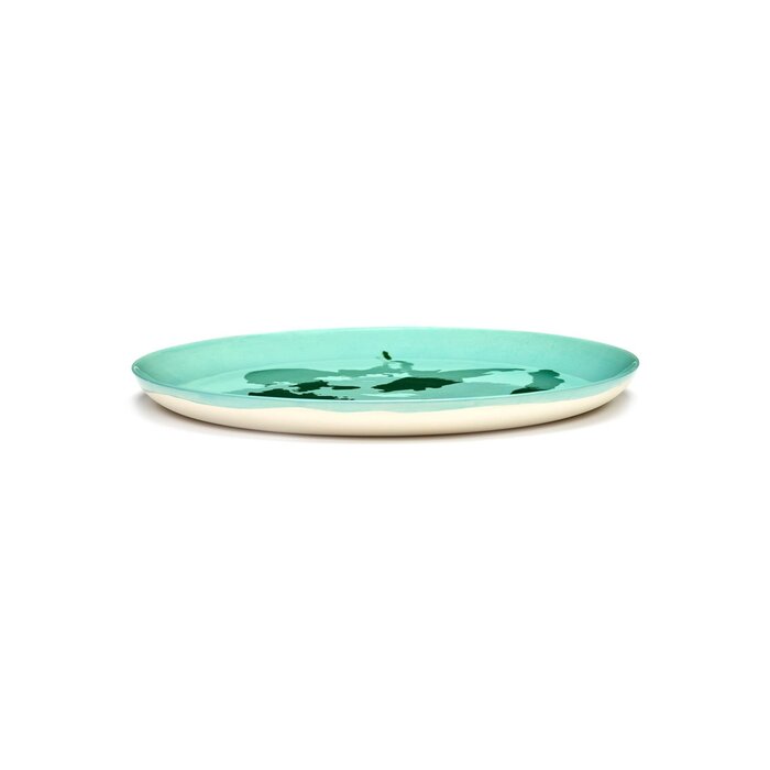 Serax FEAST Diner Plate Azure Green Pepper