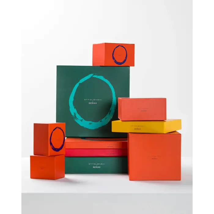 Serax FEAST Bowl S White  - Stripes Red