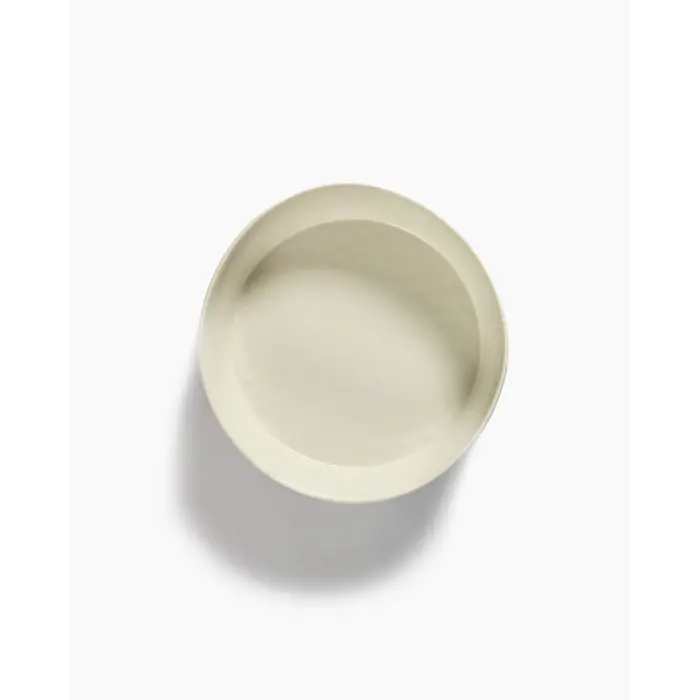 Serax FEAST Salad Bowl White Blue Stripes