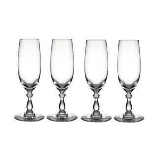 Alessi Dressed Champagneglazen Set van 4