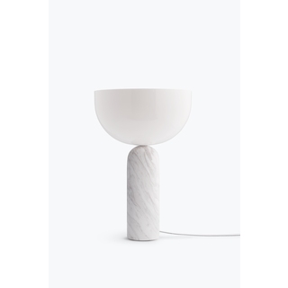 Kizu Table Lamp Large White Marble
