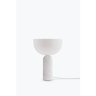 Kizu Table Lamp Small White Marble