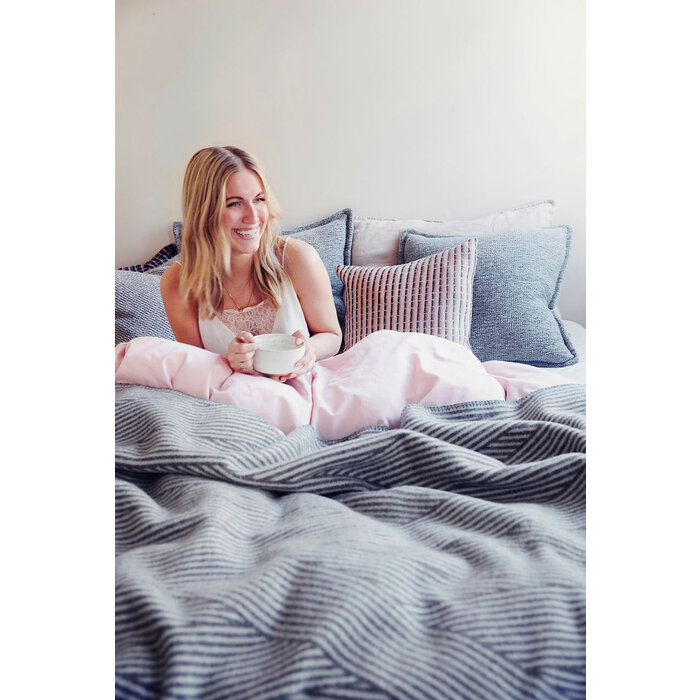 Røros Tweed Naturpledd Plaid 135 x 200 cm Flette